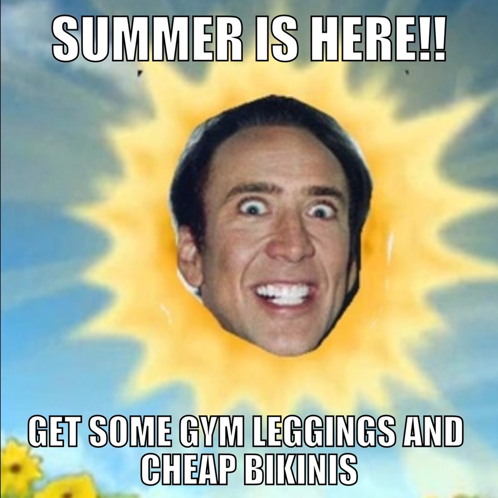 Bikinis skincare  heels sundresses